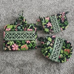 Vera Bradley Floral Travel Bag Set